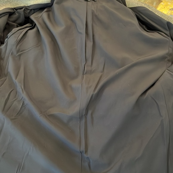 EUC Danielle Bernstein longer belted single button plaid lined jacket - Picture 16 of 16